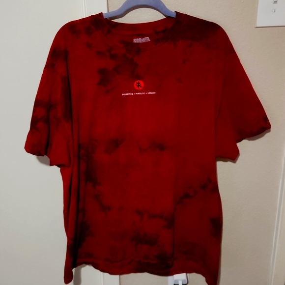 Primitive x Naruto Crows Washed Burgundy T-Shirt - Picture 2 of 4